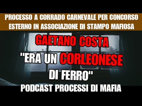 Gaetano Costa "Era un corleonese di ferro" Processo a Corrado Carnevale