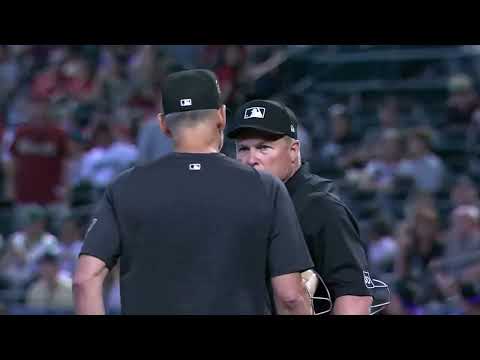 Jeff Banister gets ejected after Pavin Smith is called out