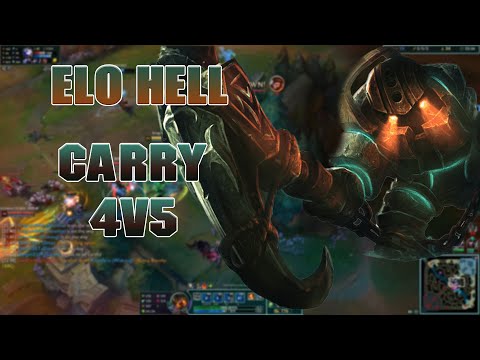 ELO HELL!!!! CARRY THE GAME 4V5!!!! NAUTILUS SUPPORT!!!!