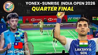 Download lagu MUST WATCH MATCH!!! Lakshya Sen vs Lin Chun Yi  India Open 2026   rally badminton 1080p, h264 mp3