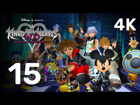 Part 15 | Kingdom Hearts Dream Drop Distance HD | 4K60 No Commentary Walkthrough and Cutscenes