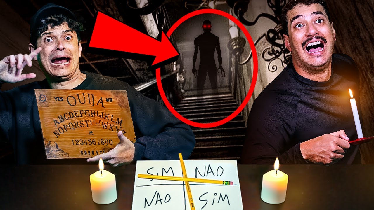 JOGAMOS 3 BRINCADEIRAS de TERROR às 3H MANHÃ !! - Especial de Halloween