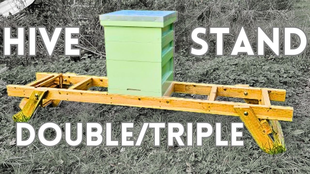 Double/Triple Hive Stand - Easy To Make- Part 5 Build A National Beehive