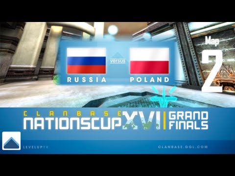 ClanBase NationsCup XVI - GRAND-FINAL - Russia vs Poland - Quake Live TDM - MAP 2