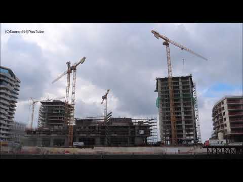 Soeren66 - POTAIN Krane beim Hochbau am Strandkai in der Hamburger HafenCity