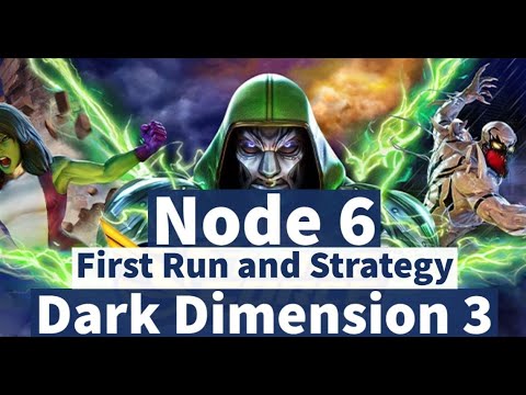 Dark Dimension 3: Node 6 - First Run Attempt! | DD3 Playthrough | Marvel Strike Force - Free to Play