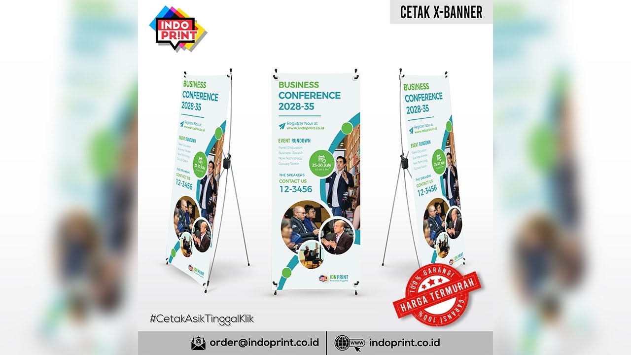 IDN PRINT - Cetak Murah X Banner 160 x 60 cm | Flexi / PVC