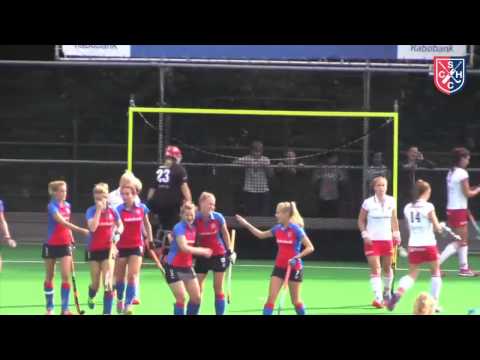 Alle 12 goals van het weekend 26 en 28 September 2014 SCHC Dames 1