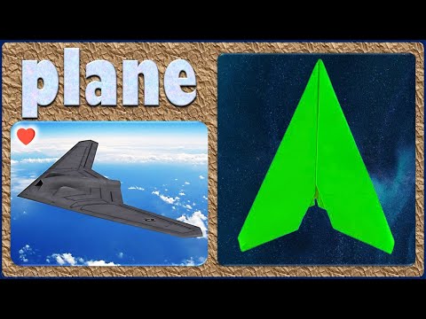(32) How to make origami paper Plane drone ! Fold with me ❤