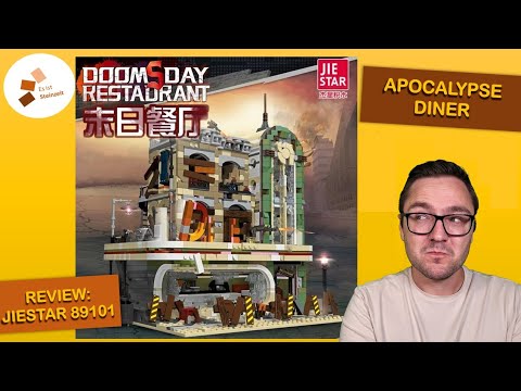 Zombie apocalypse in the brick-built city - JIESTAR 89101 Apocalypse Diner