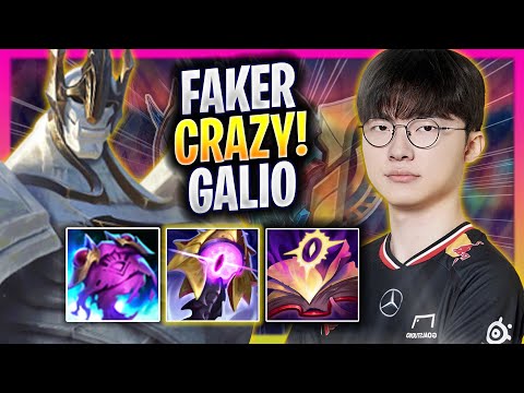 FAKER CRAZY GAME WITH GALIO! - T1 Faker Plays Galio MID vs Sylas! | Season 2025