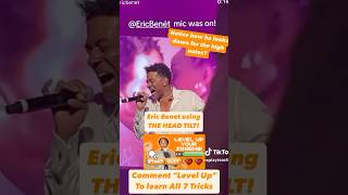 Eric Benet using the head tilt for #highnotes #vocaltrick #vocalcoach