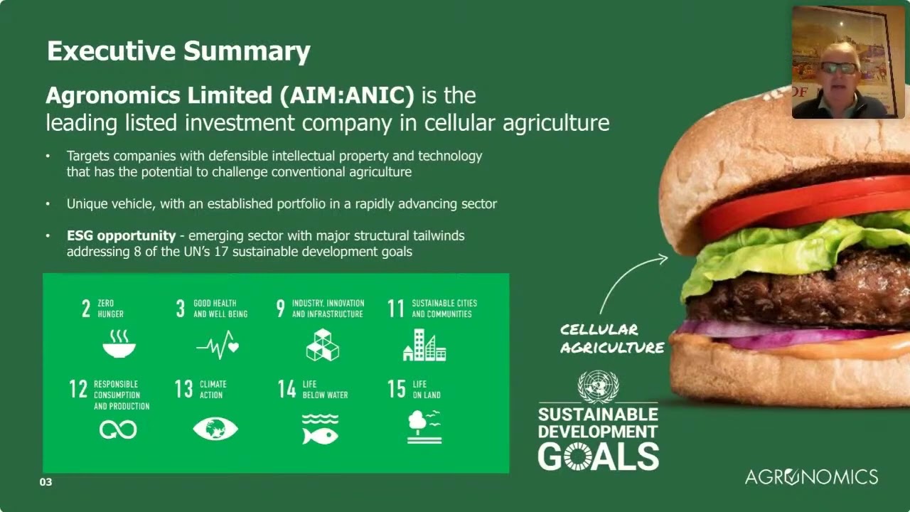 Agronomics (LON:ANIC), Jim Mellon (Executive Director), Jim Mellon (Executive Director) Cenkos Securities Growth & Innovation Forum on Tuesday 8th February 2022