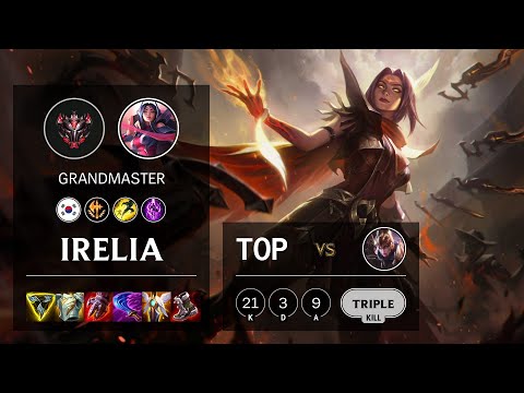 Irelia Top vs Quinn - KR Grandmaster Patch 10.24