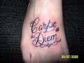 Carpe diem tattoo design 