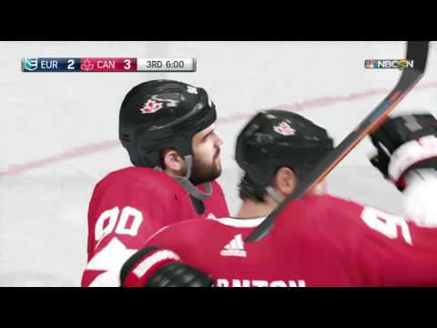 NHL® 17 Online Gameplay - WCH - Canada Defeats Europe 4-3 OT Final