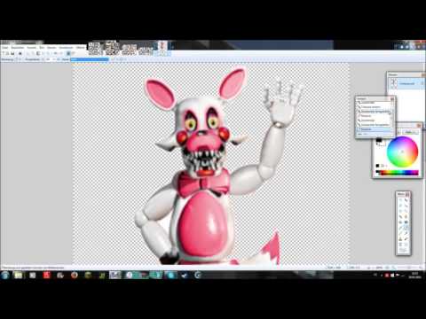 фнаф компьютерная графика стараемся сделать (withered fun time foxy)