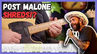 Video thumbnail for Post Malone Finer Things Guitar Solo Lesson - SERIOUS Country Pickin! by Levi Clay
