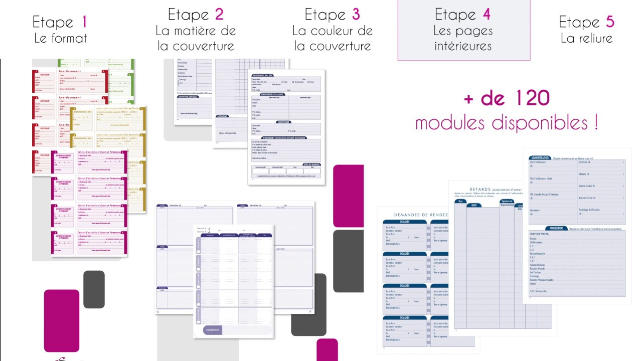 FUZEAU - CONCEPTION D'UN CARNET DE LIAISON