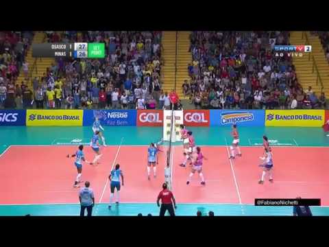 Osasco x Minas - rally sensacional