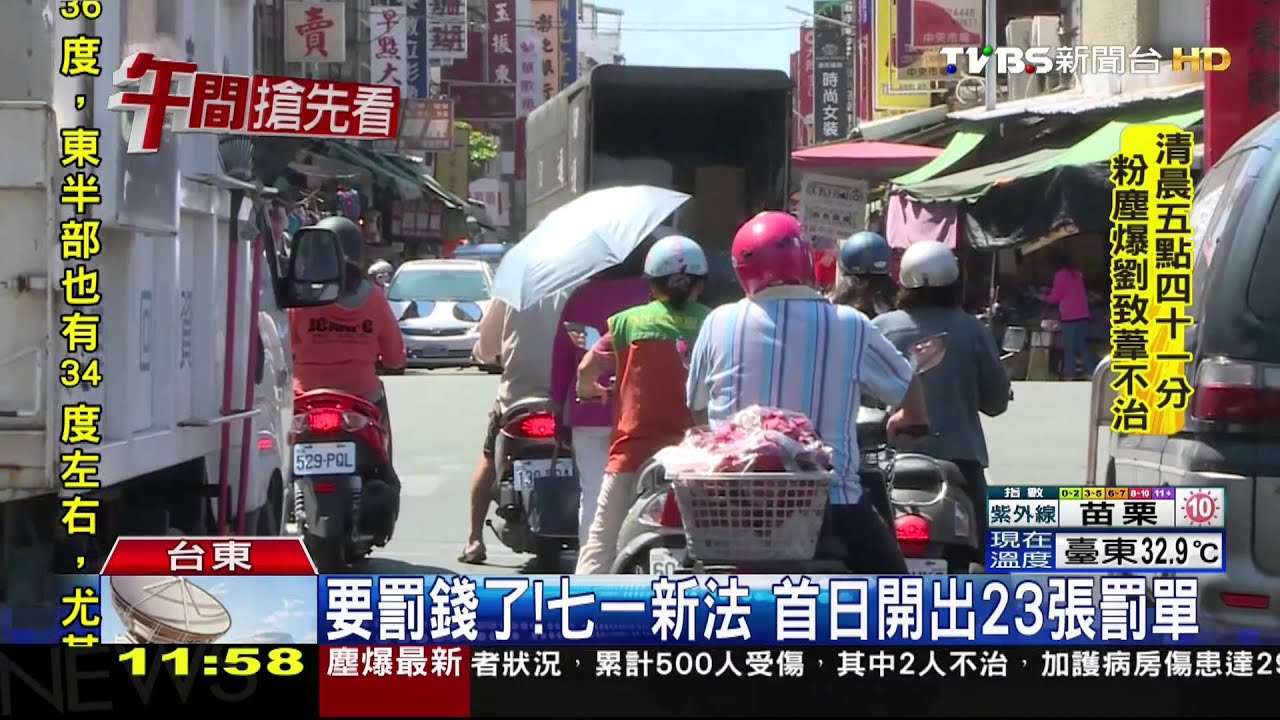 這要罰！騎車抽菸遭檢舉　台東開出罰單