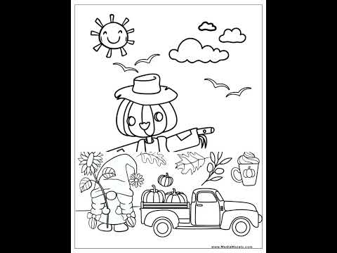 Coloring Sheets For Kids October