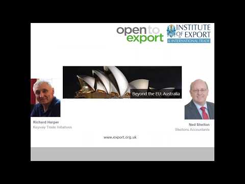 Beyond the EU: opportunities for UK SMEs in Australia