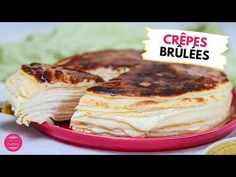 Burnt Crepes with Diplomat Cream