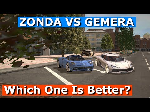 Driving School Sim- The Pagani Zonda vs The Koenigsegg Germera