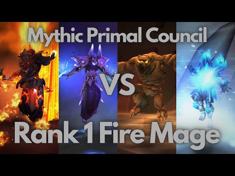 Fire Mage Mythic Primal Council | 170k DPS | Rank 1 Mage