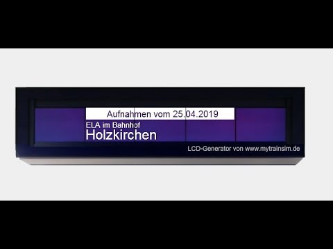 Lautsprecheransagen im Bahnhof Holzkirchen