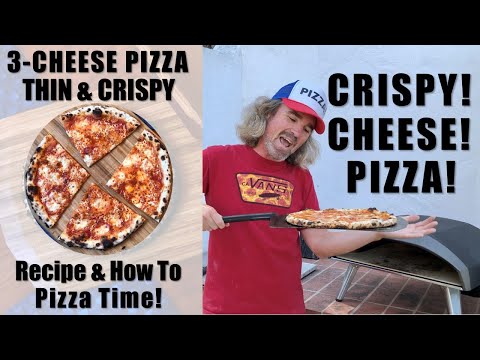 Ooni Koda 16 Crispy 3-Cheese Pizza Recipe