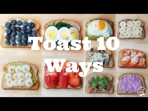 Toast 10 Ways | 10 Tasty Toast Toppings | The Sweetest Journey