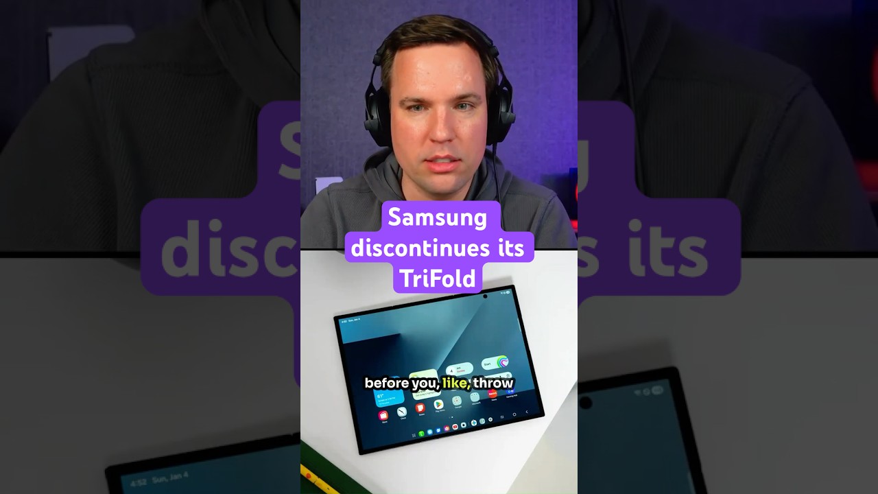 Samsung discontinues its TriFold #Vergecast