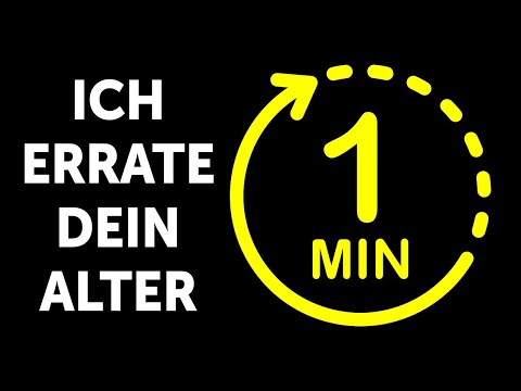 Ich errate dein Alter in einer Minute (2020)