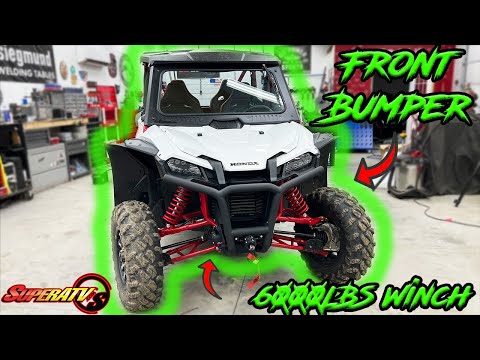 Honda Talon Front Bumper & 6000LBS Winch Install