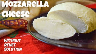 How to make Mozzarella Cheese at home | Homemade Mozzarella Cheese recipe by Cook With Us
