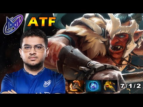 AMAR THE F TROLL WARLORD / NIGMA NEW CARRY / FOUNTAIN DIVE! / DOTA 2 PLAYER PERSPECTIVE / PRO PLAY