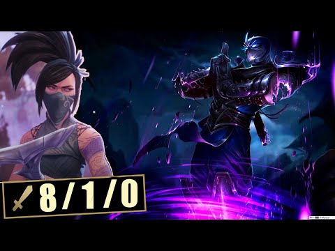 How to Beat Shen (0.5 Million points) Akali vs Shen Tank in Mid-Diamond
