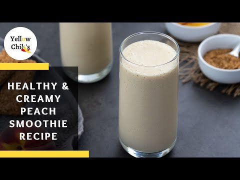 Healthy Peach Smoothie Recipe