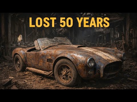 Thumbnail for Lost for 50 Years! Legendary 1967 Shelby Cobra 427 Found & Restored | ASMR by Car
