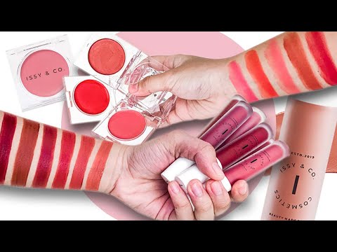 Issy & Co x Alex Gonzaga Lip Mousse + Créme Blush Swatch Party | Booya
