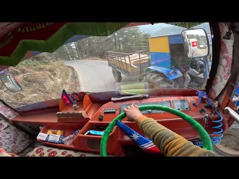 POV Cabin View | Heavy Truck Driving on Mountain Road | Most Dangerous Road 😱