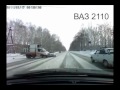 Запис на катастрофа от две камери в две коли в Русия!!