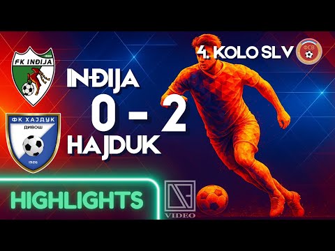 FK INĐIJA Inđija - FK HAJDUK Divoš (Highlights) [06.09.2025.]
