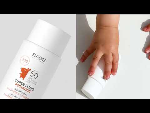 YouTube video tootest BABE PEDIATRIC SUPER FLUID SPF50 50ML