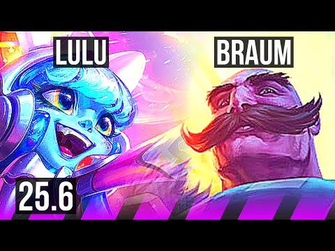 LULU & Zeri vs BRAUM & Tristana (SUP) | KR Master | 25.6