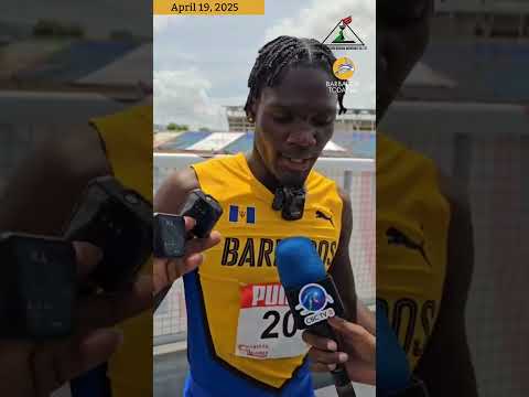 Tarell Johnson Rouse comments on qualifying for the CARIFTA Under 20 Boys' 400m Final