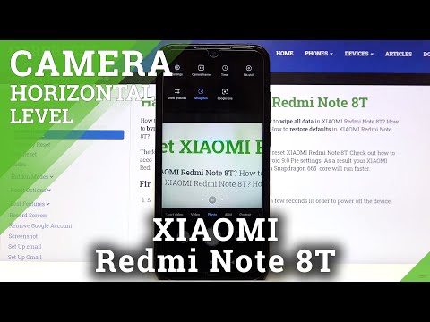 How to Enable Camera Leveler on XIAOMI Redmi Note 8T – Camera Feature