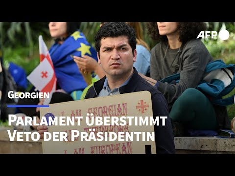 Georgiens Parlament verabschiedet Gesetz zur "ausländischen Einflussnahme" | AFP